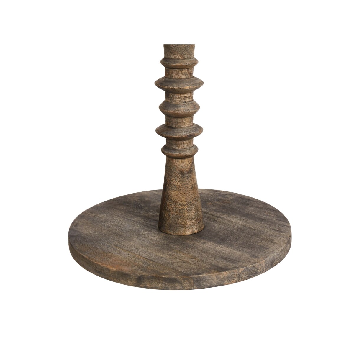 Zestaw 2 stolików pomocniczych z drewna mango ciemne THALIA