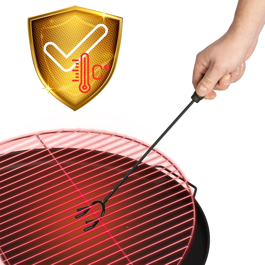 Palenisko ogrodowe z rusztem uchwytami na ognisko grill 60cm Berdsen