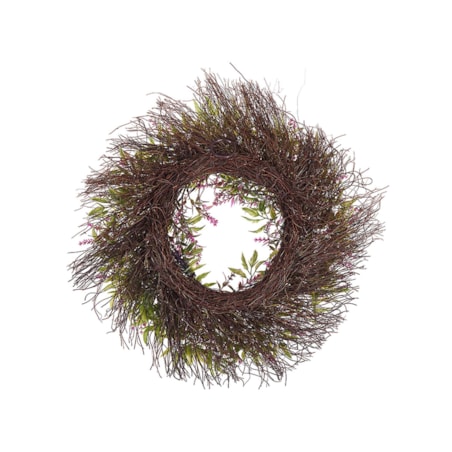 Wianek na drzwi ø 50 cm fioletowy TELDE