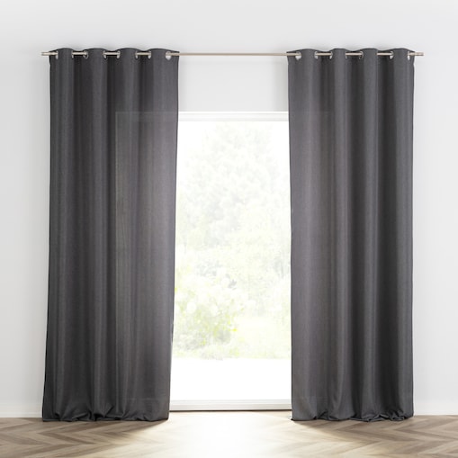 Zasłona BASIC na kółkach 140x280cm stalowy 1 szt. 140x280 szary