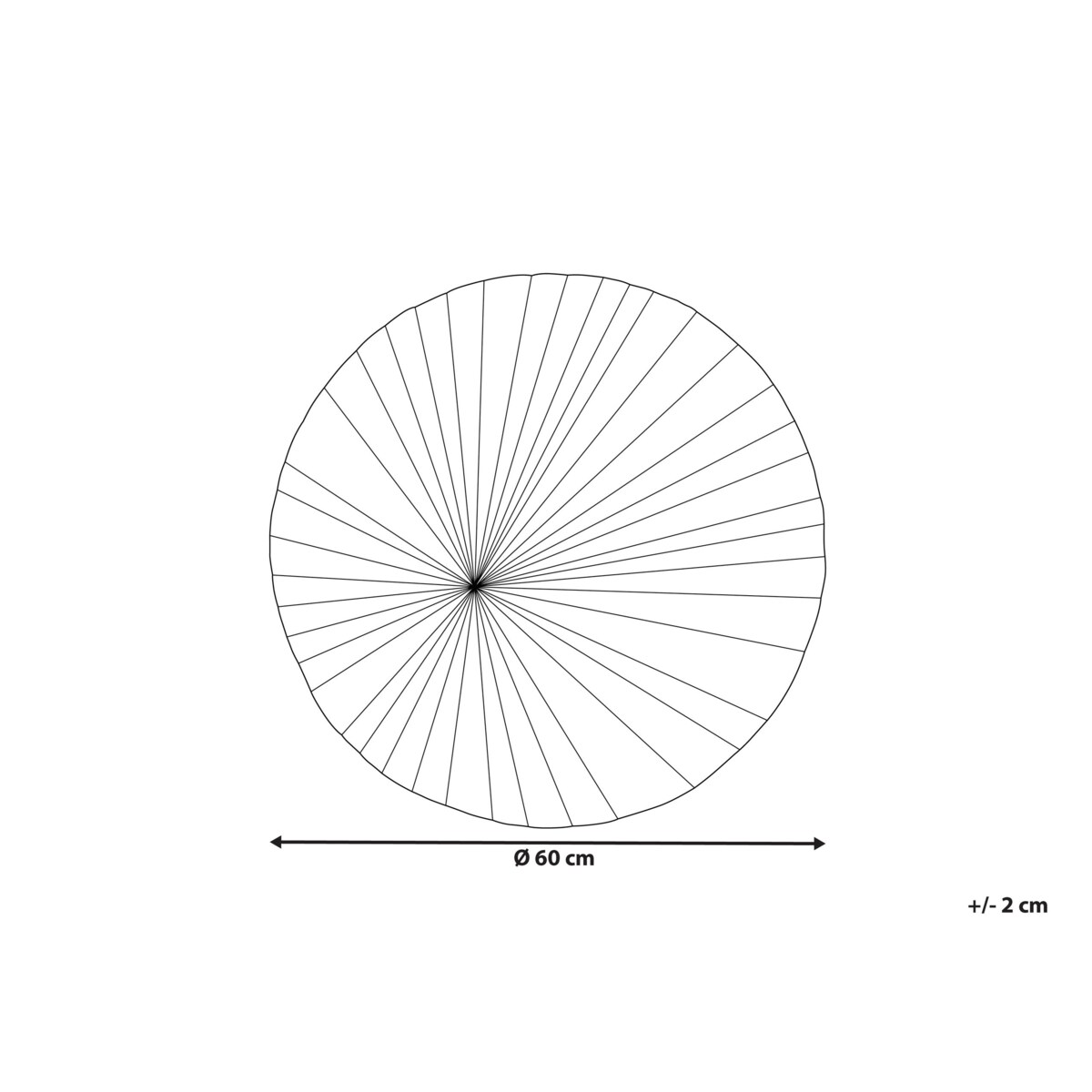 Drewniana dekoracja ścienna MORELIA