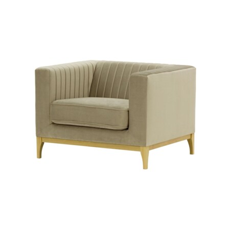 Fotel Slender Wood-Velluto 3-like oak