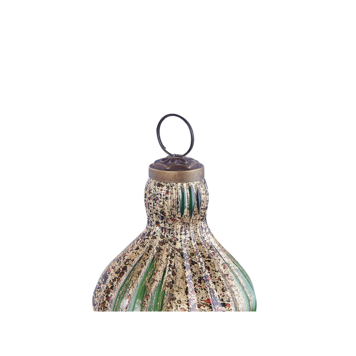 Zestaw 8 bombek BRILLANT Szkło Zielony