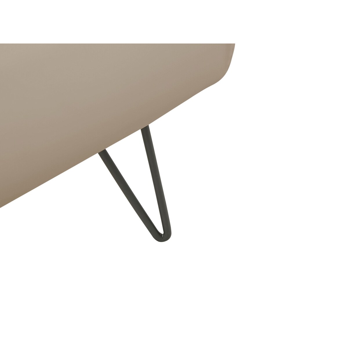 Łóżko ekoskóra 180 x 200 cm beżowe BETIN