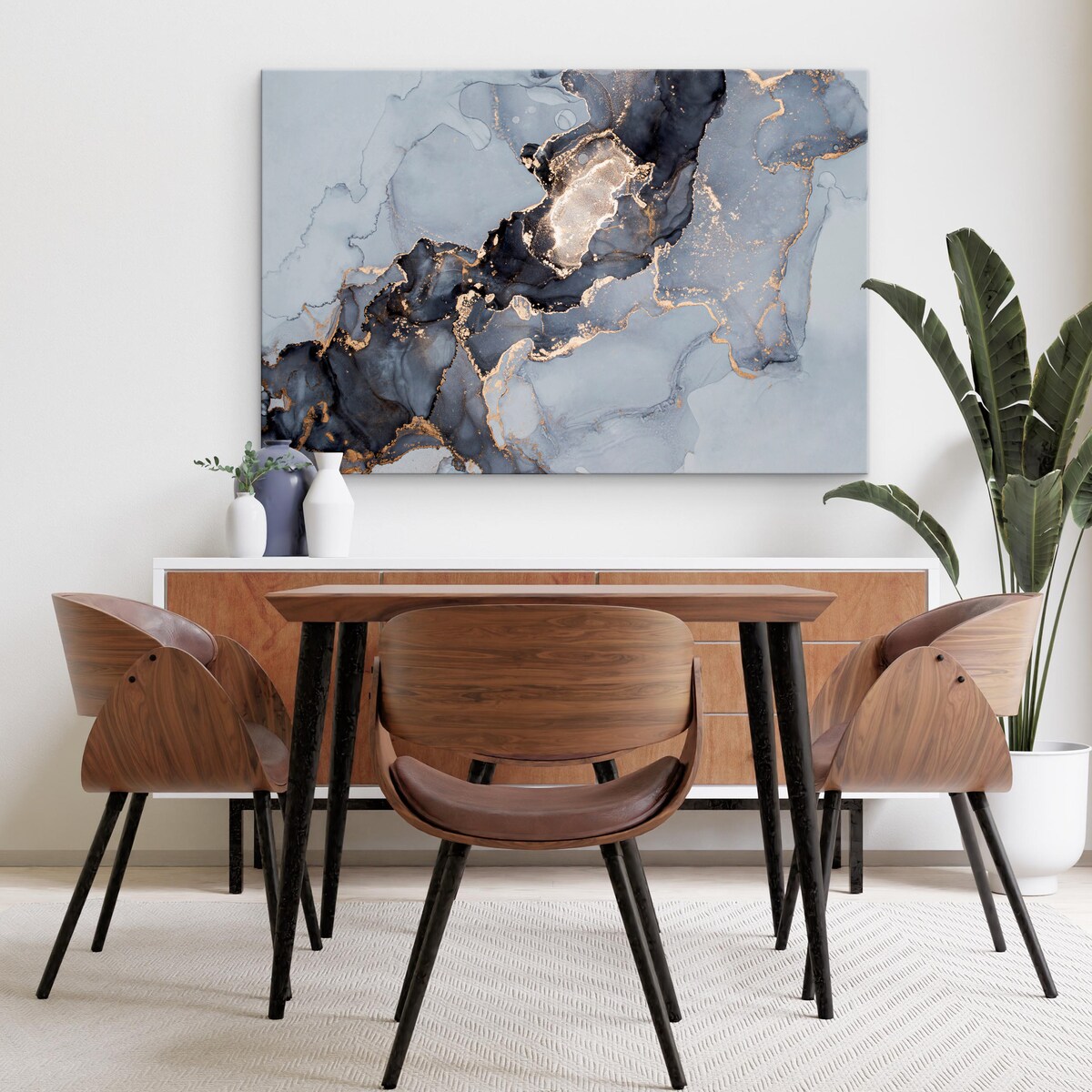 Obraz Nowoczesny Marmur W Stylu Glamour 120x80cm