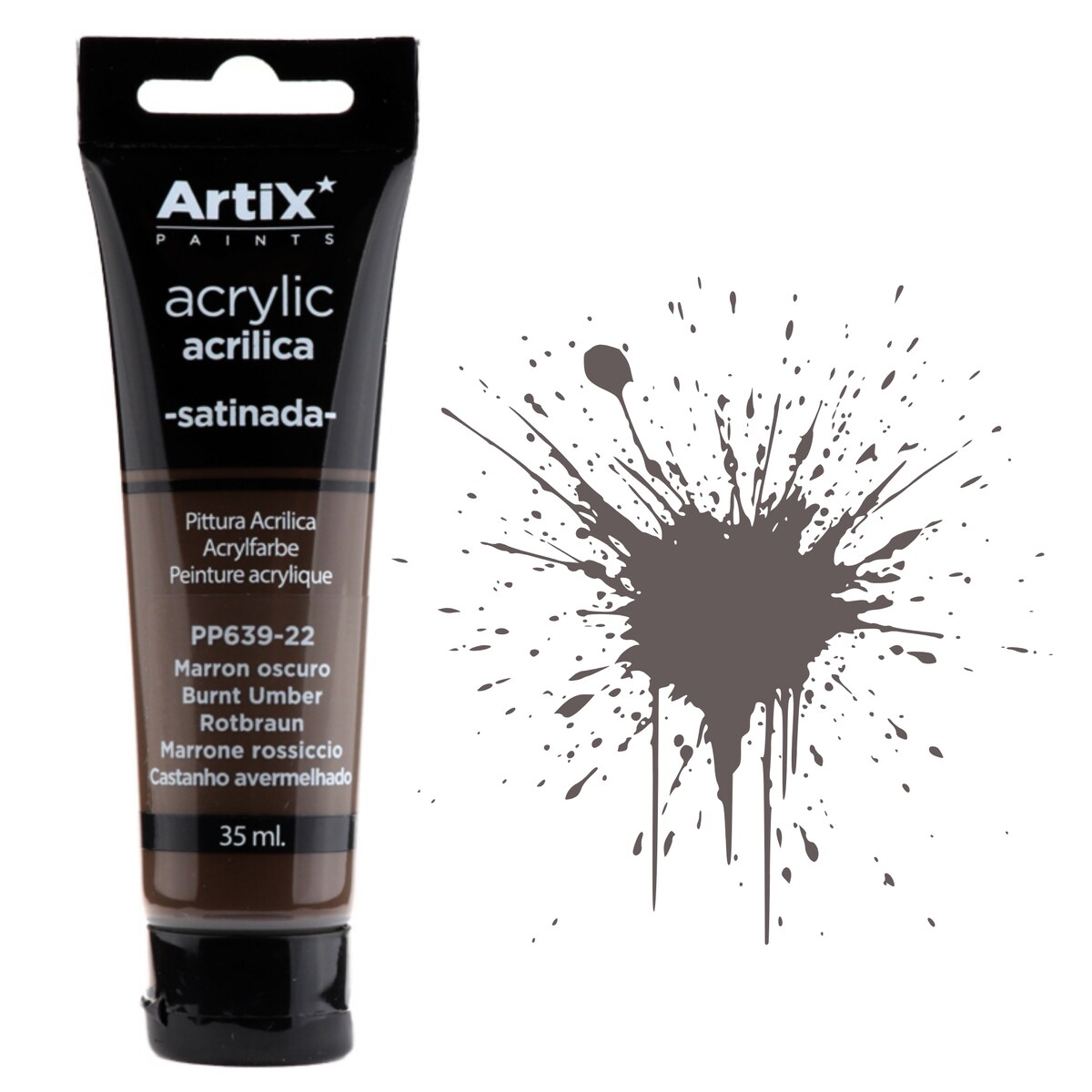 farba akrylowa burnt umber artix pp639-22 35ml