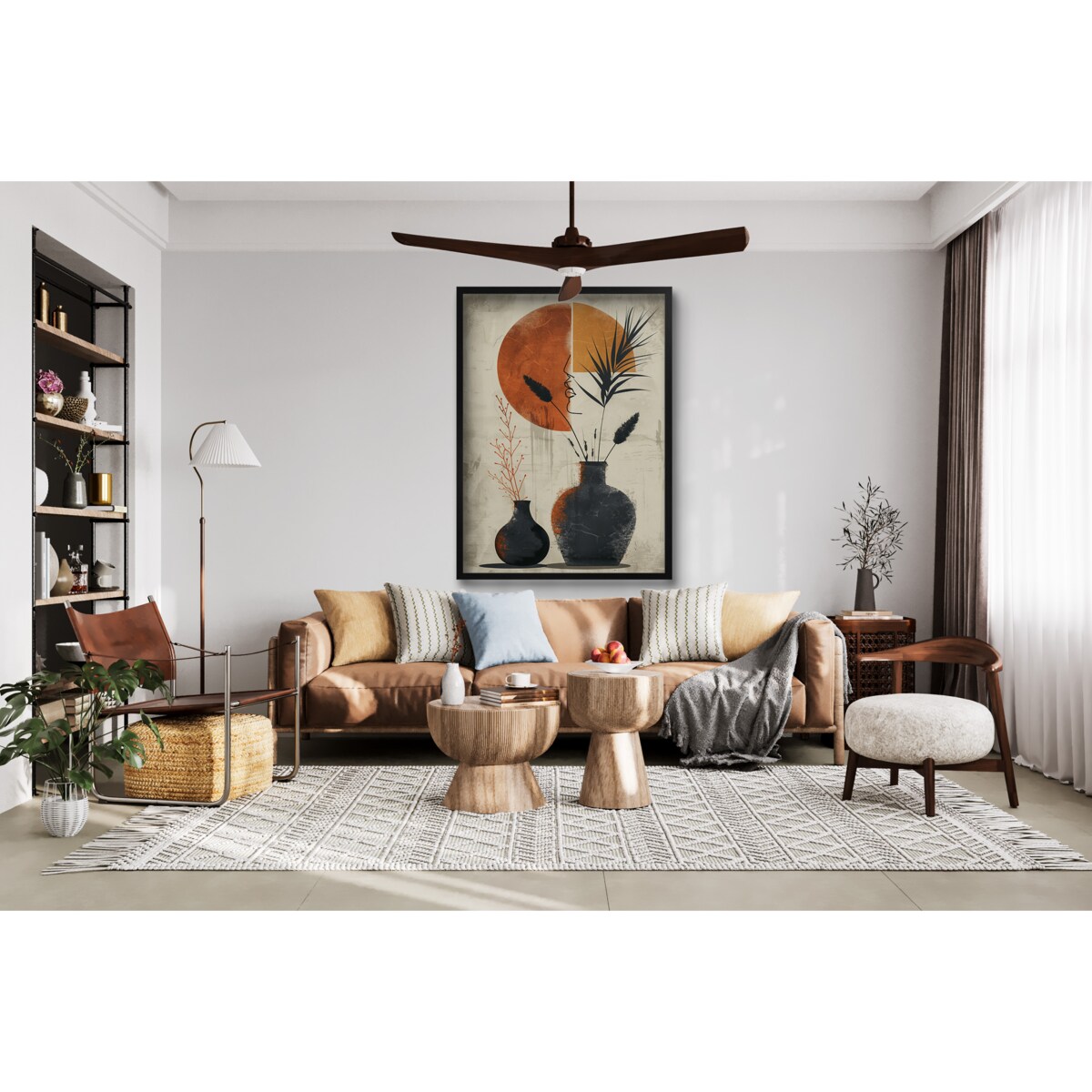 Plakat ścienny Obraz Nowoczesna Grafika na ścianę sypialni Twarz Kobieta