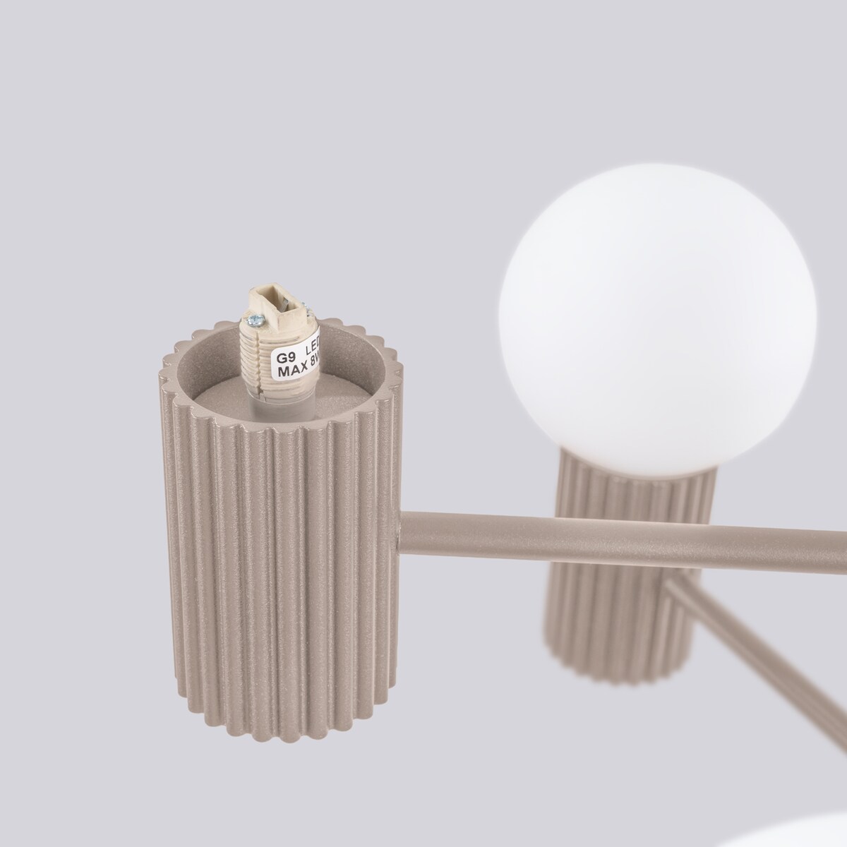 Żyrandol HALO 6 taupe