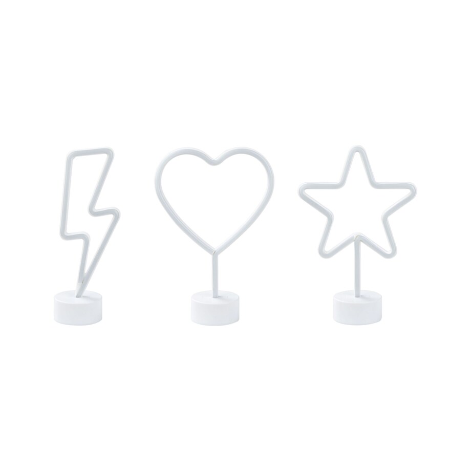 Zestaw 3 neonów LED wielokolorowy FLORETTA