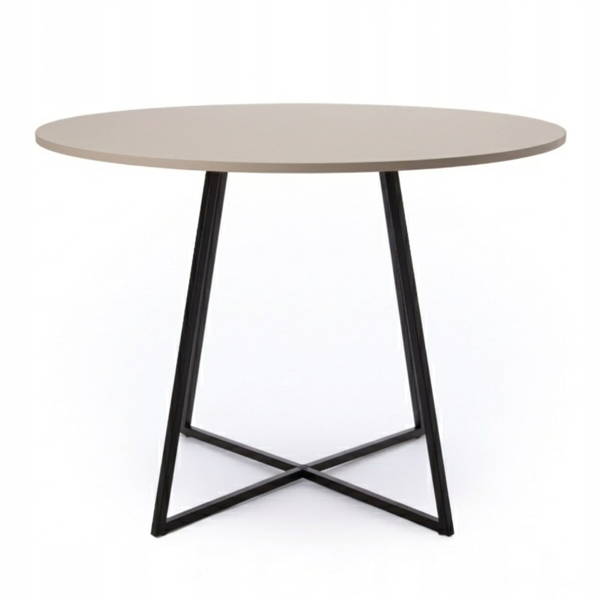 Stół do Jadalni Salonu VERSO Okrągły 90 cm KASZMIR Japandi BOHO Nowoczesny