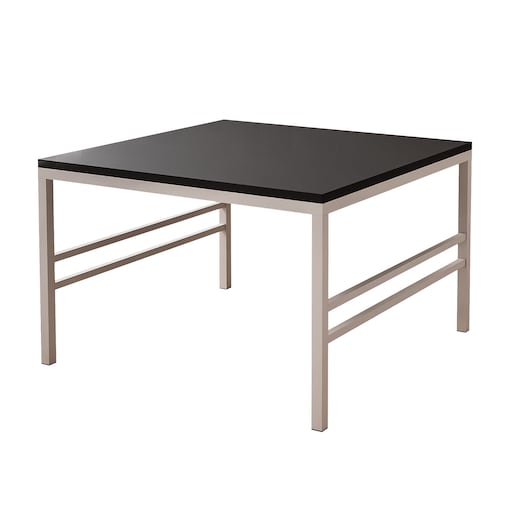 Stolik kawowy blat CZARNY, KASZMIROWY stelaż 60cm FORMA