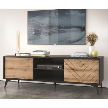 Meblościanka DIAMO do salonu w stylu loft