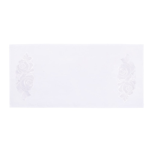 Konsimo ROSUM Bieżnik plamoodporny, biały