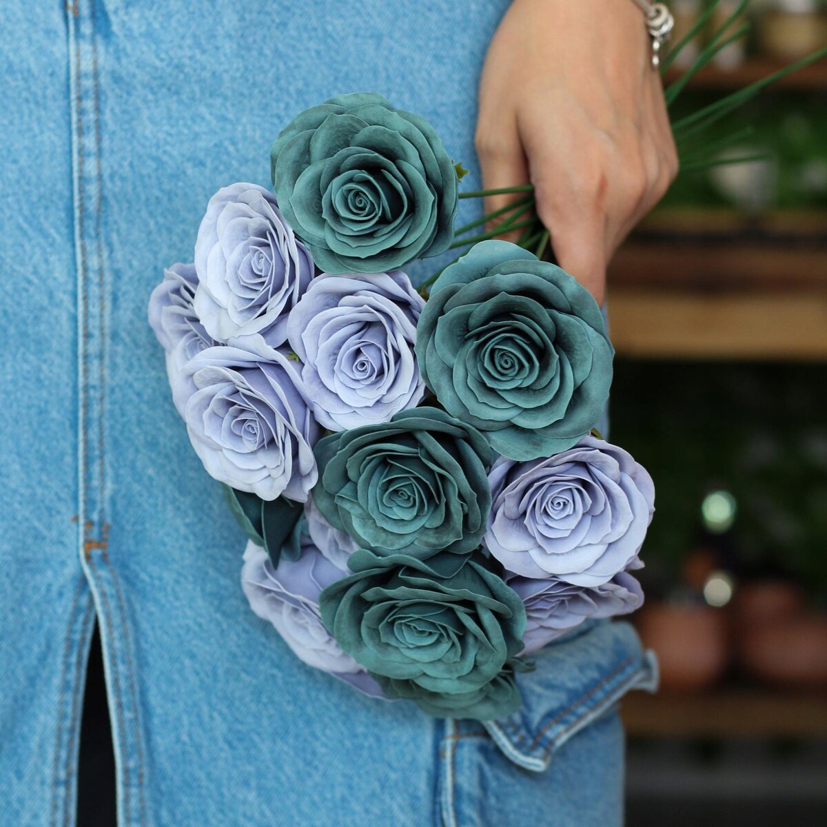 JAK ŻYWA RÓŻA MYDLANA kwiat PASTELOWE na upominek kobiet prezent urodziny