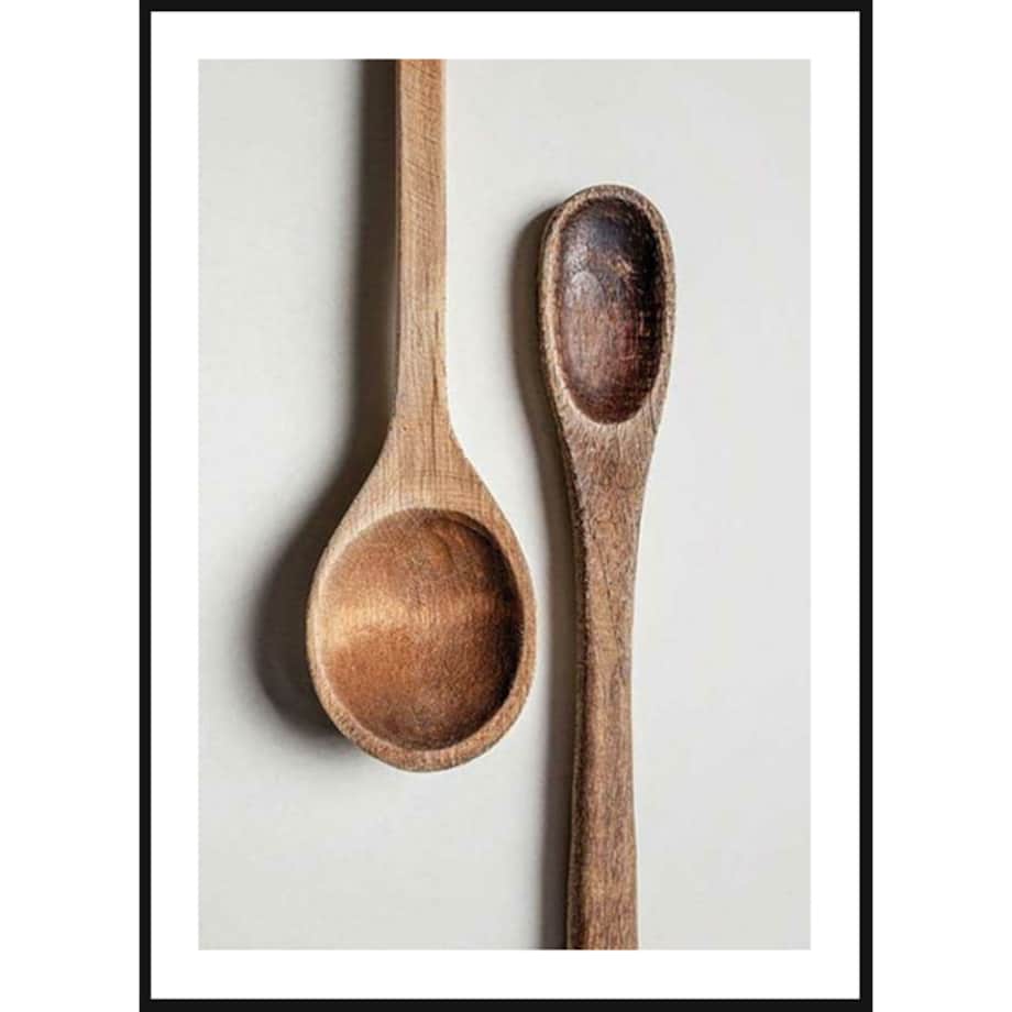 Poster Story, Plakat, Obraz - Drewniane Łyżki, wymiary 42 x 60 cm
