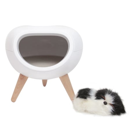 Lampka nocna dla dzieci z pieskiem - biała