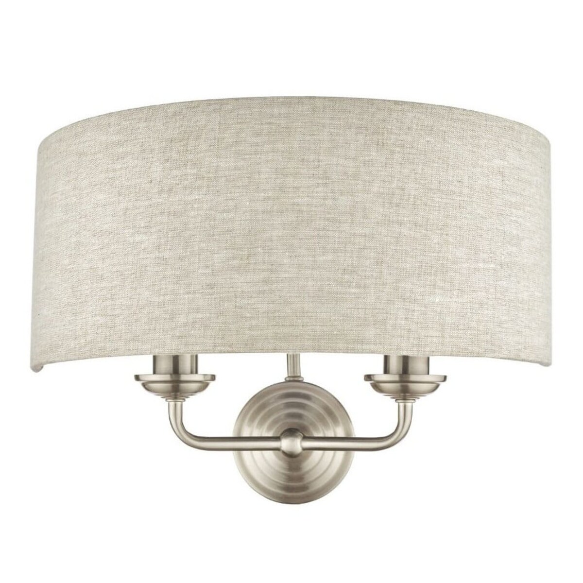 Pokojowy kinkiet ścienny Sorrento LA3727712-Q Laura Ashley naturalny nikiel