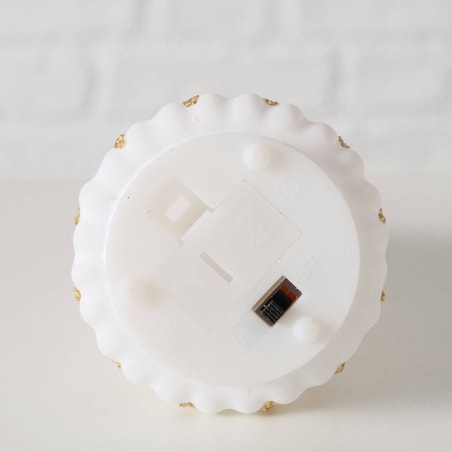 Świeca w kształcie choinki ze sztucznym płomieniem TORIS, 12 cm