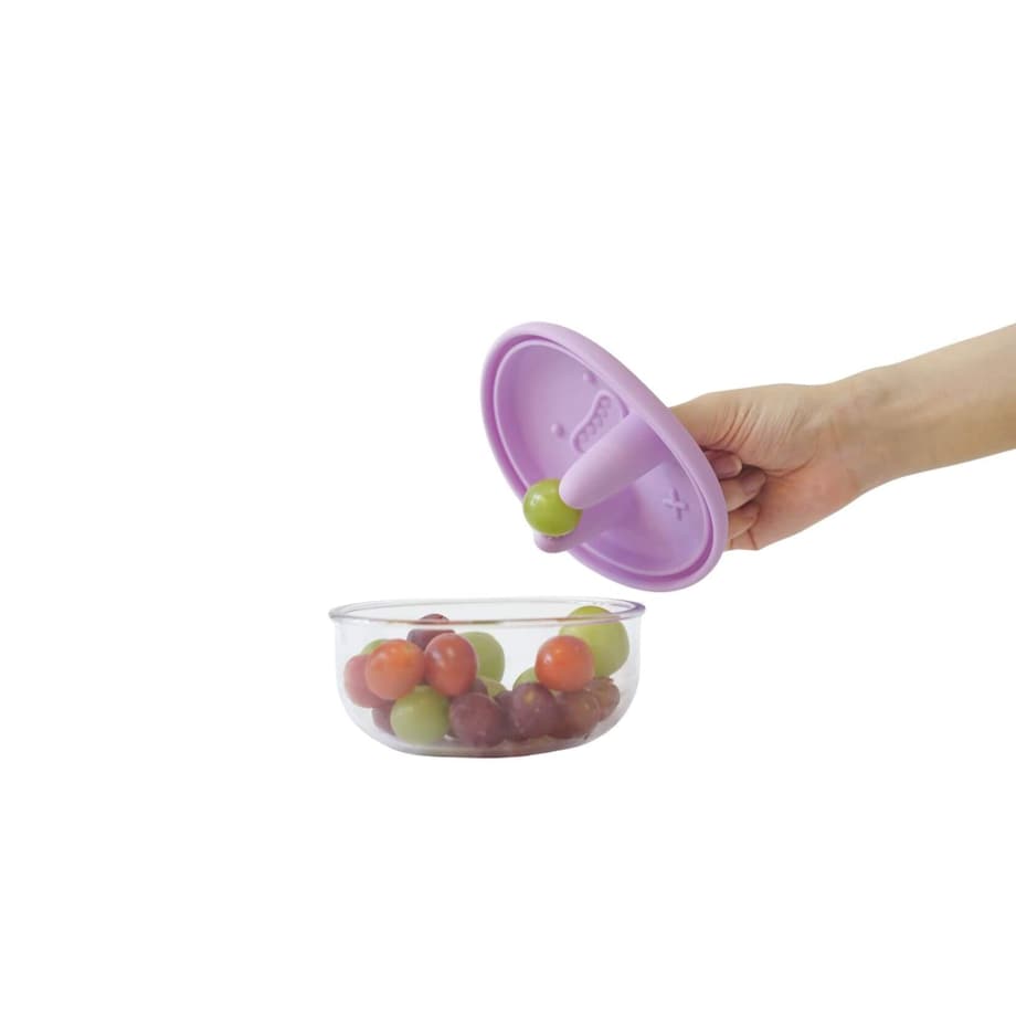 MONCHI FINGER SNACK BOWL innowacyjny pojemnik na przekąski, Lavender Purple