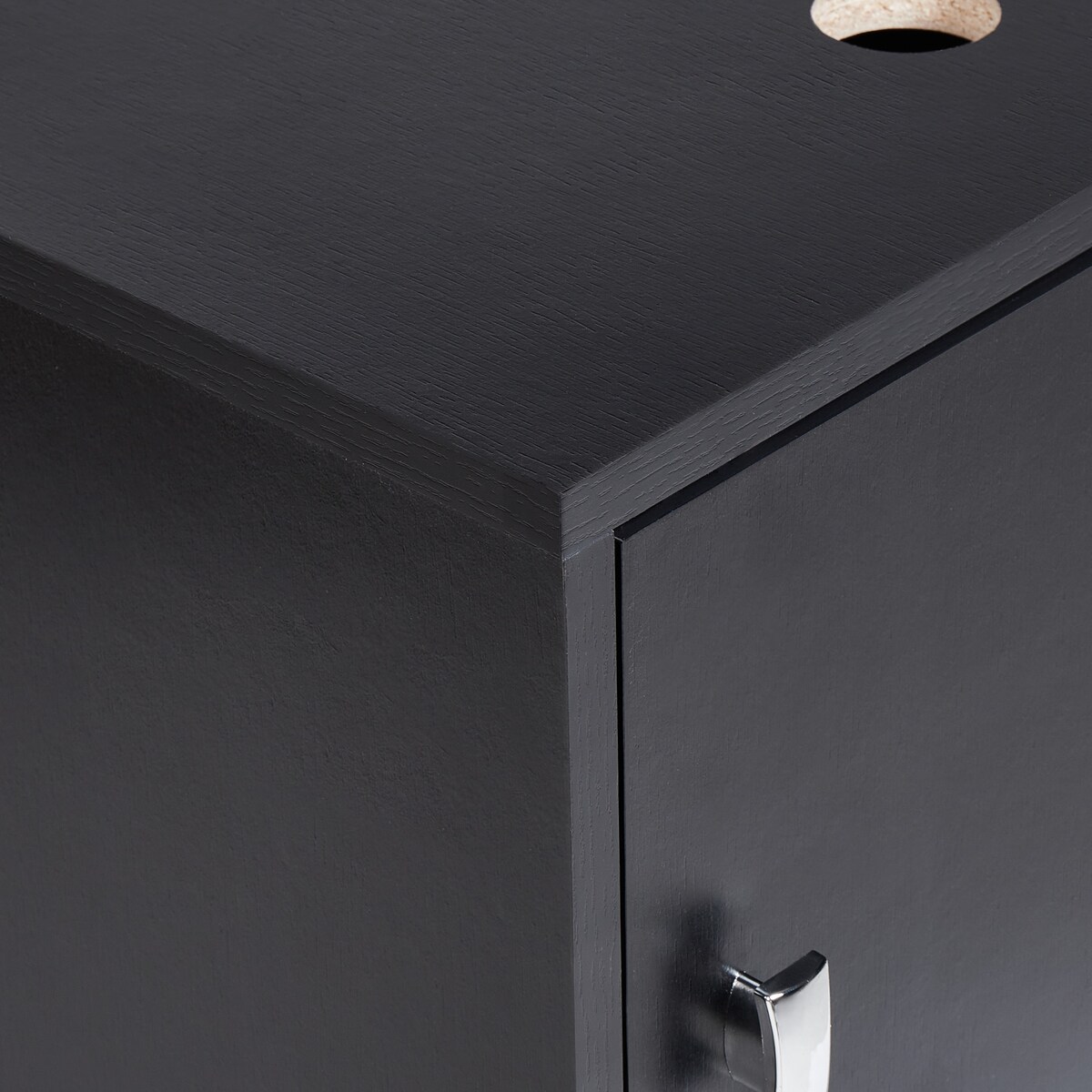 Szafka łazienkowa wisząca pod umywalkę LIMERIA 45 cm Czarny