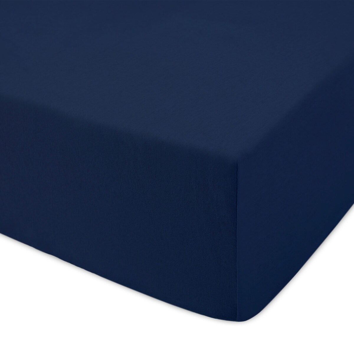 Prześcieradło jersey z gumką 160x200 Basic ciemny granat