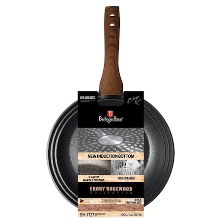 Zestaw patelni z powłoką marmurową Berlinger Haus BH-1727