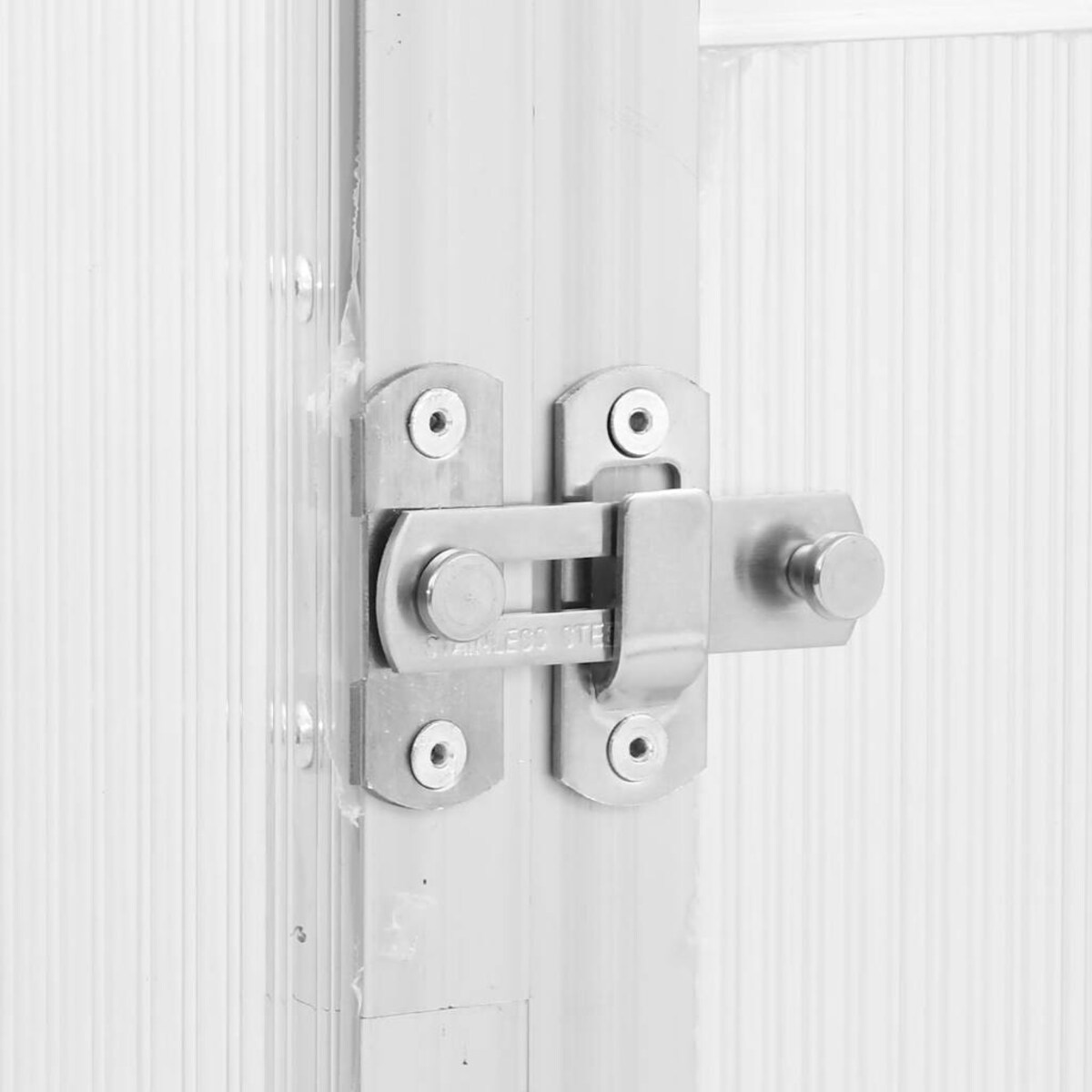 vidaXL Szklarnia z ramą podstawy, srebrna, 169x114x202 cm, aluminium