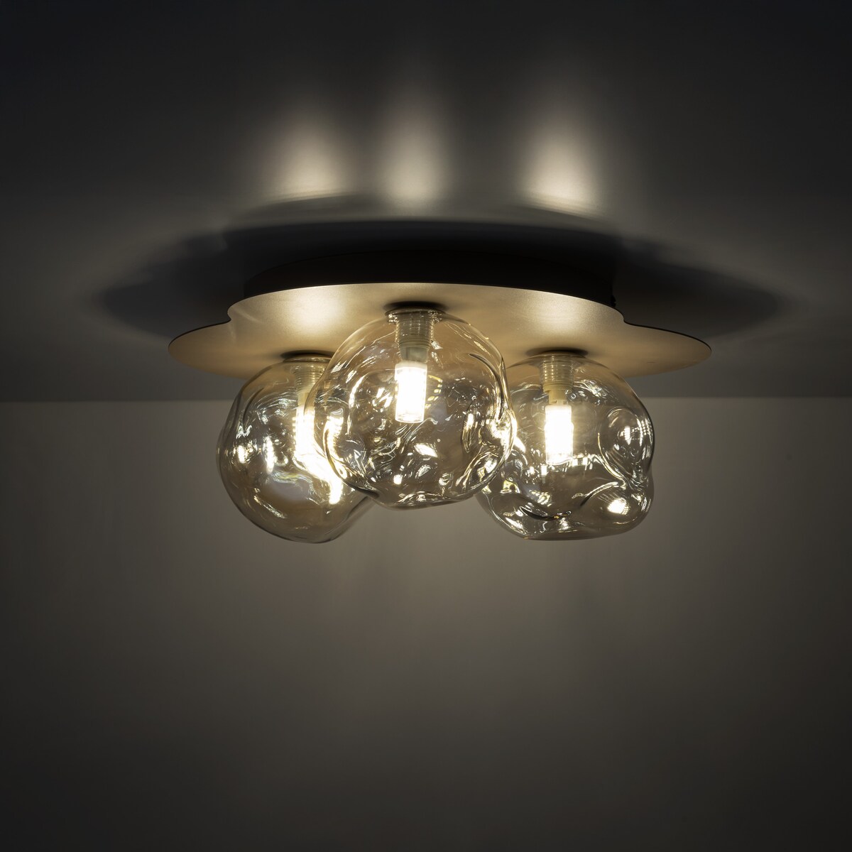 Lampa sufitowa TK Lighting LAVA SABIA 11454 beżowo-koniakowa 3xG9 nowoczesna