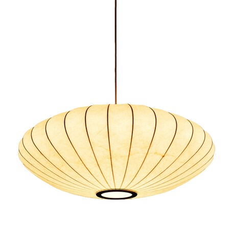 Lampa wisząca SILK FLAT biała 60 cm