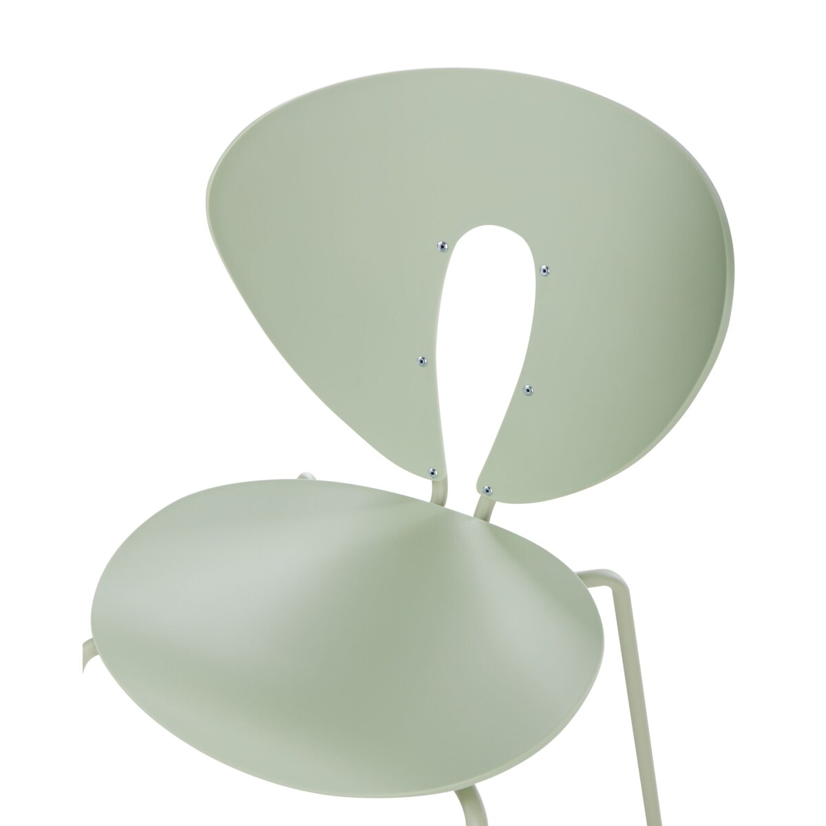 Krzesło do jadalni Zestaw 2 Jasnozielony TRACY