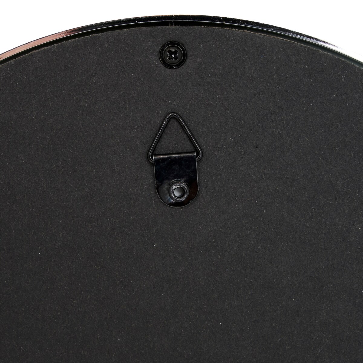 Stojące lusterko dekoracyjne TWISTED SKY, srebrna ramka, 19 x 30 cm