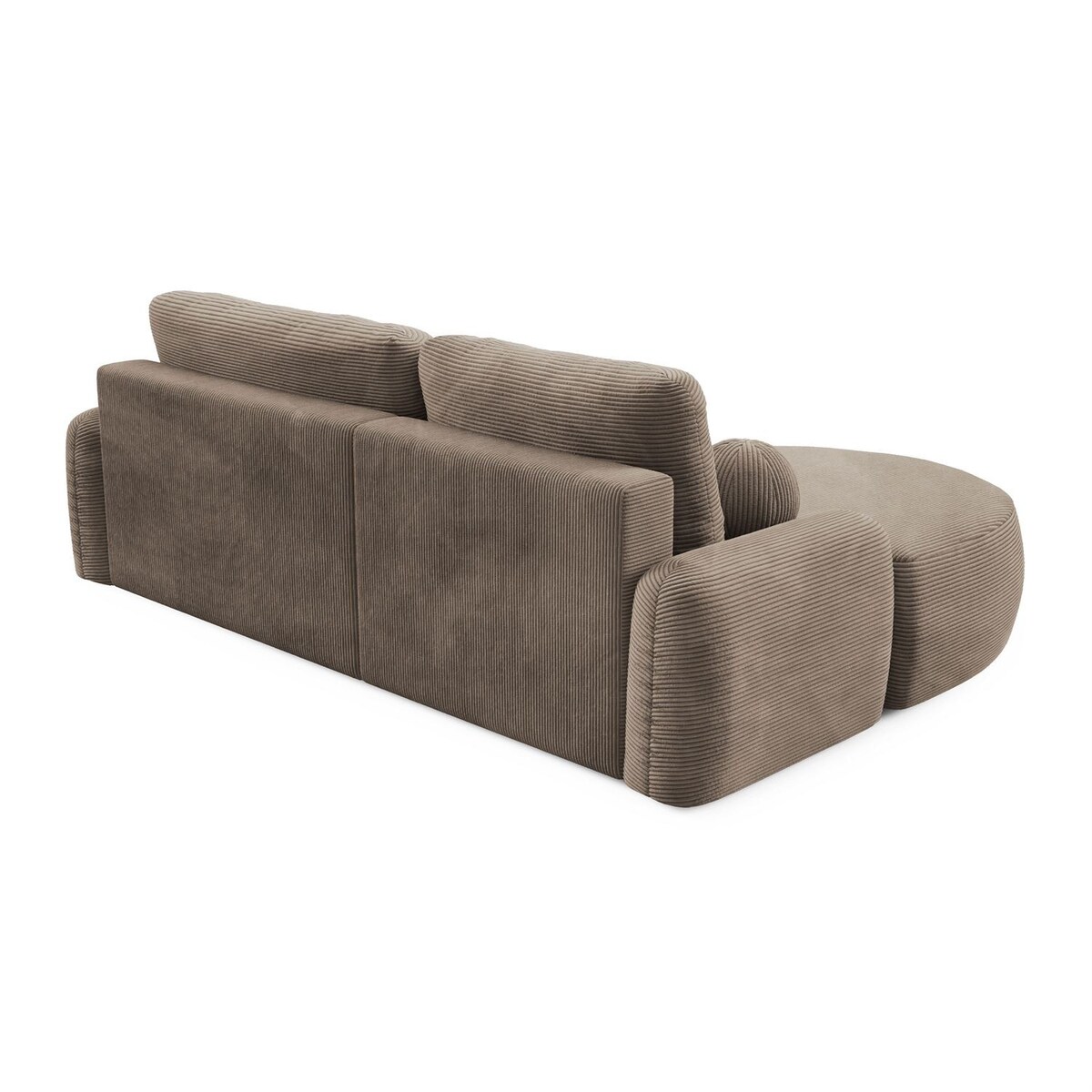 Zaokrąglony narożnik CLEO II z funkcją spania, wersja lewa, Poso 02