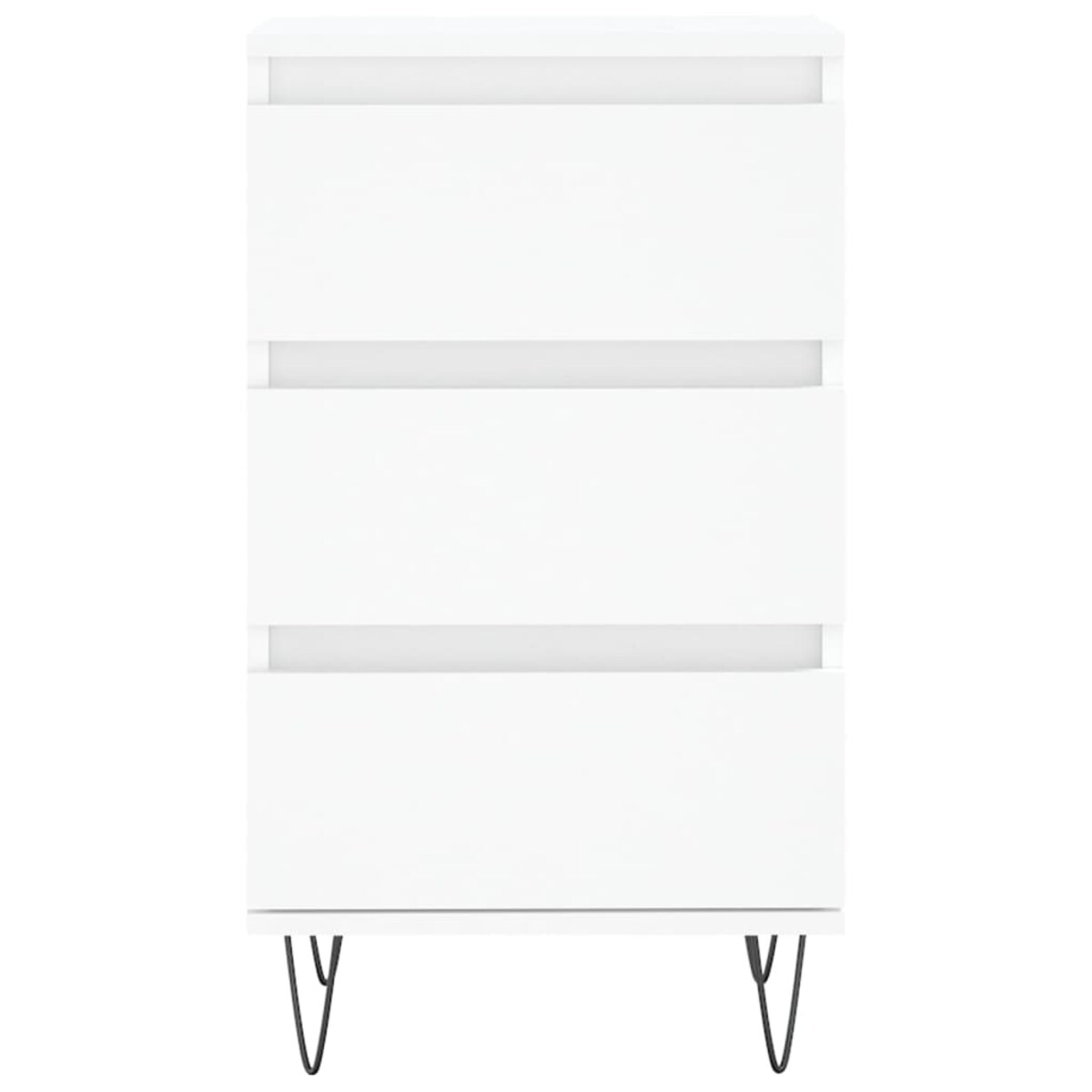 vidaXL Komoda, biała, 40x35x70 cm, materiał drewnopochodny