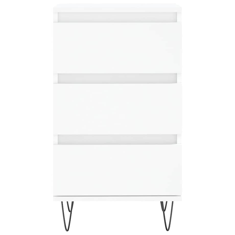 vidaXL Komoda, biała, 40x35x70 cm, materiał drewnopochodny