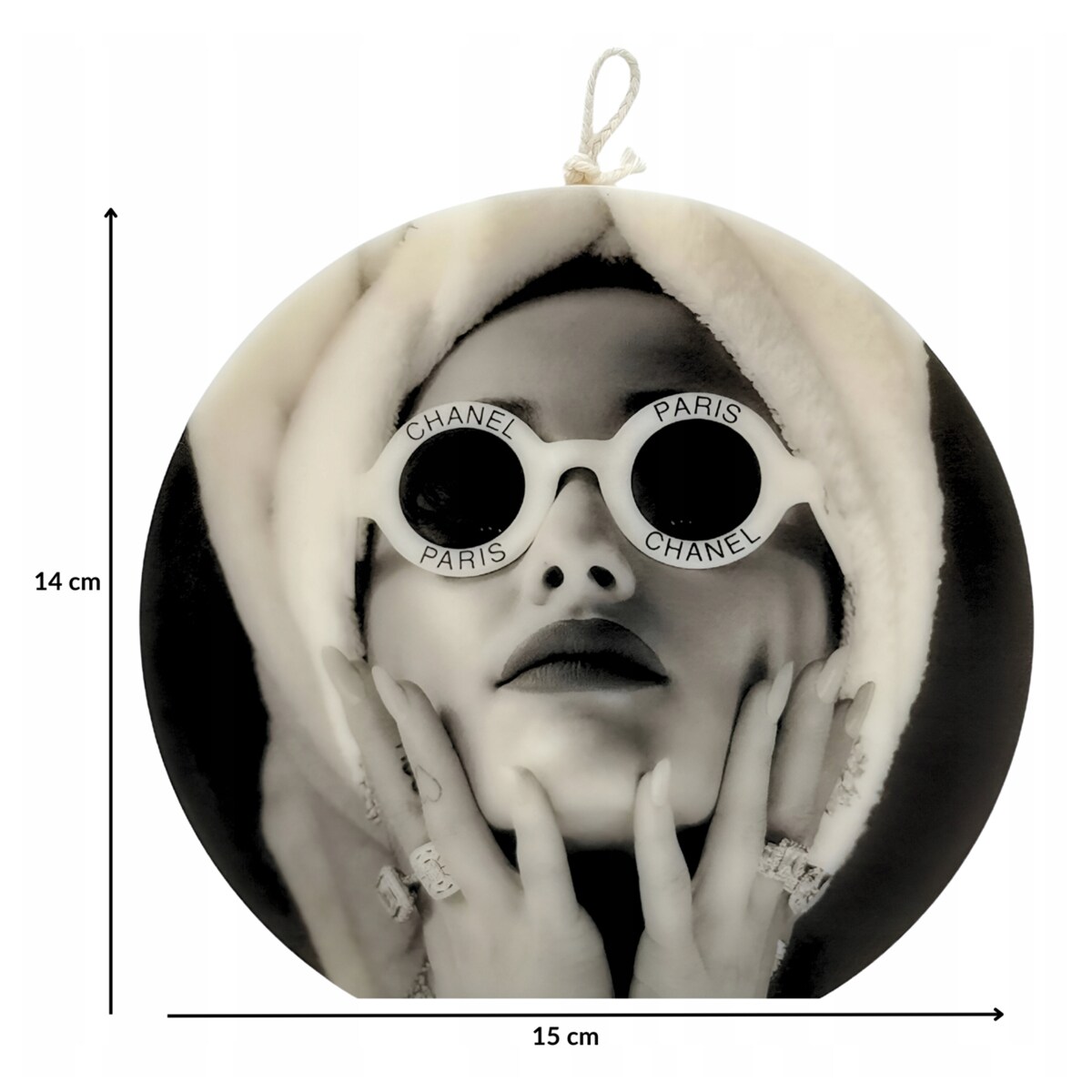 Świeca Rękodzieło Dekoracyjna Sojowa Świeczka na Prezent dla Kobiety Żony