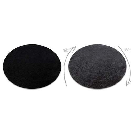 Dywan BUENOS koło 6649 shaggy jednolity, koło 80 cm