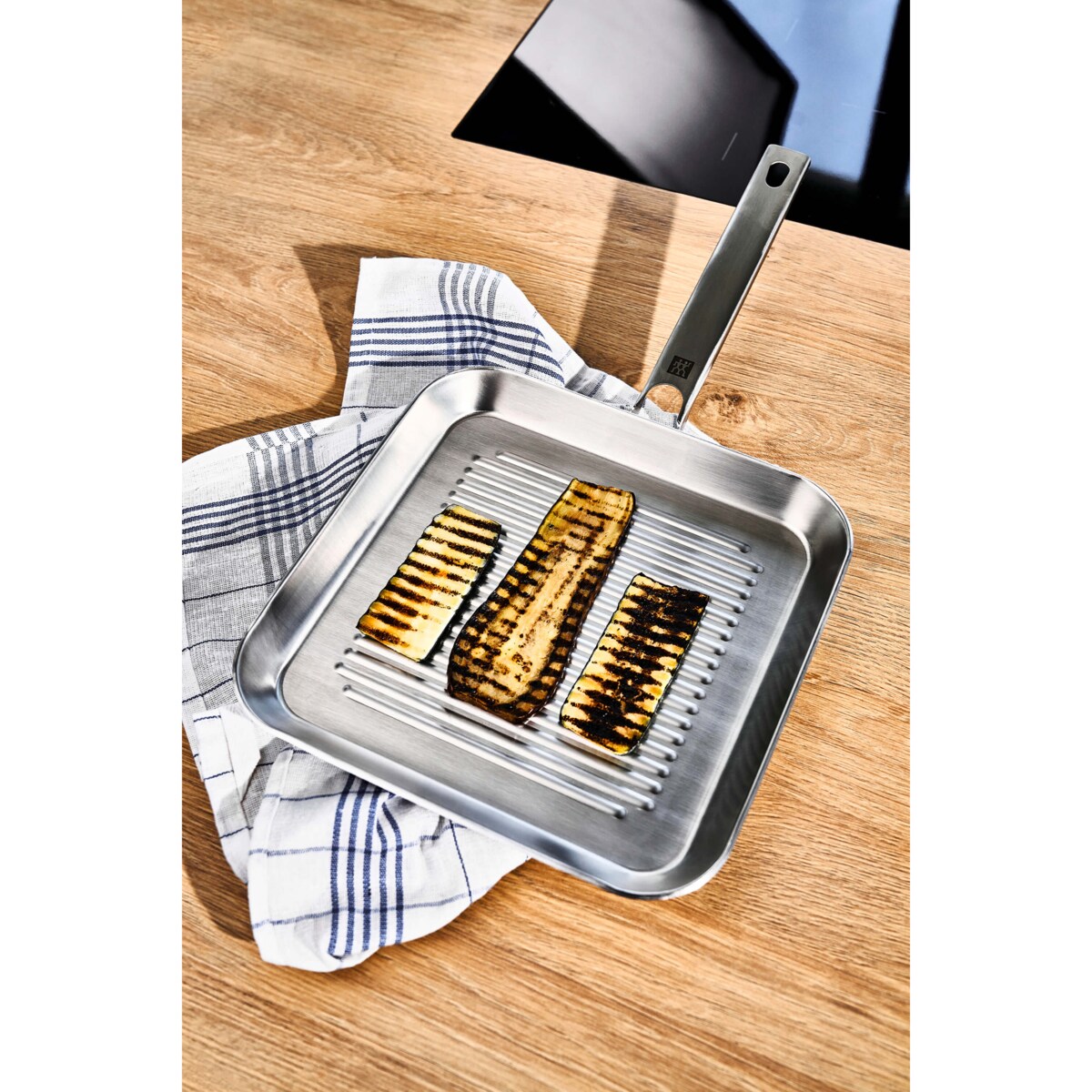 Stalowa patelnia grillowa Zwilling Plus - 24 cm