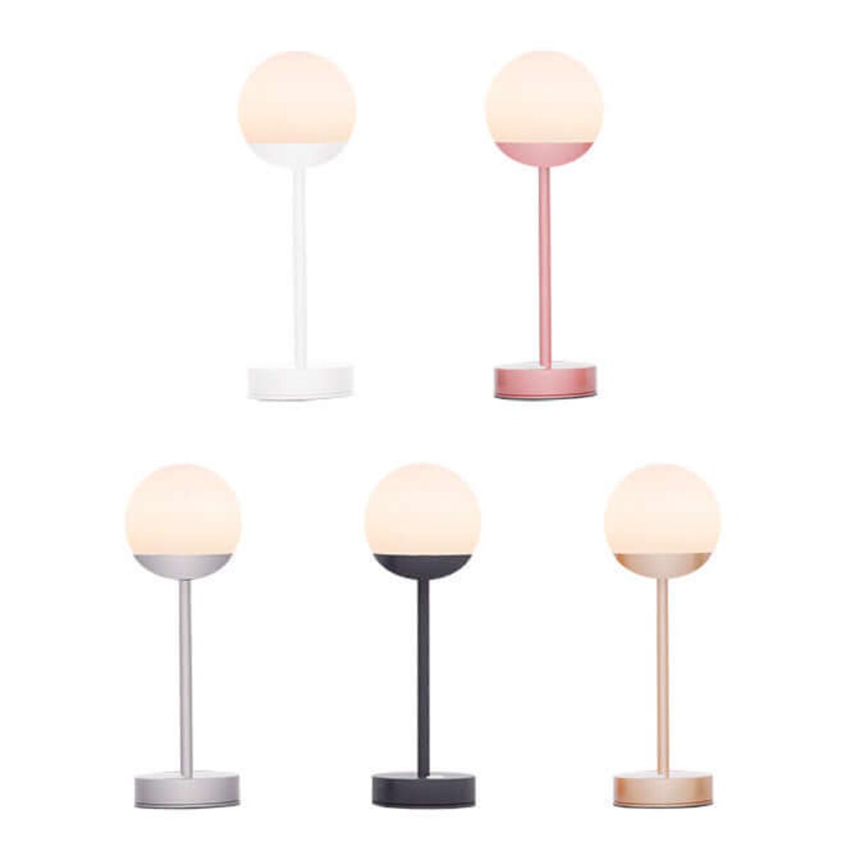 Stołowa lampka zewnętrzna Norai LUMNRS035BXWLNW King Home ball IP44 biała