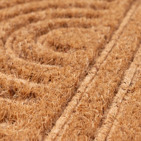 Wycieraczka wejściowa 40x60 cm geometryczna kokosowa pod drzwi