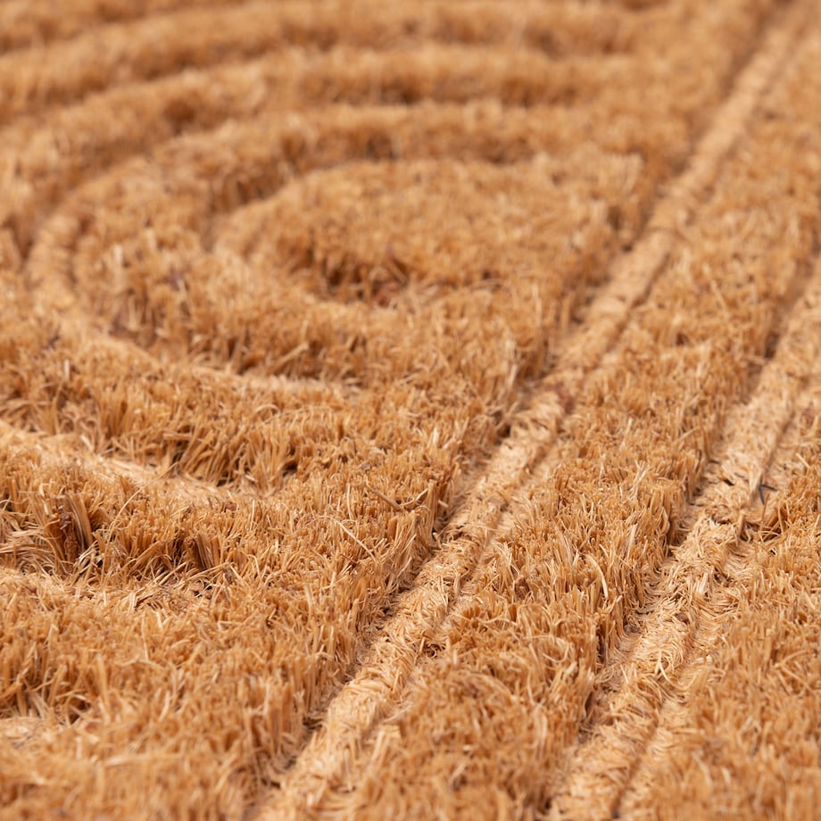 Wycieraczka wejściowa 40x60 cm geometryczna kokosowa pod drzwi