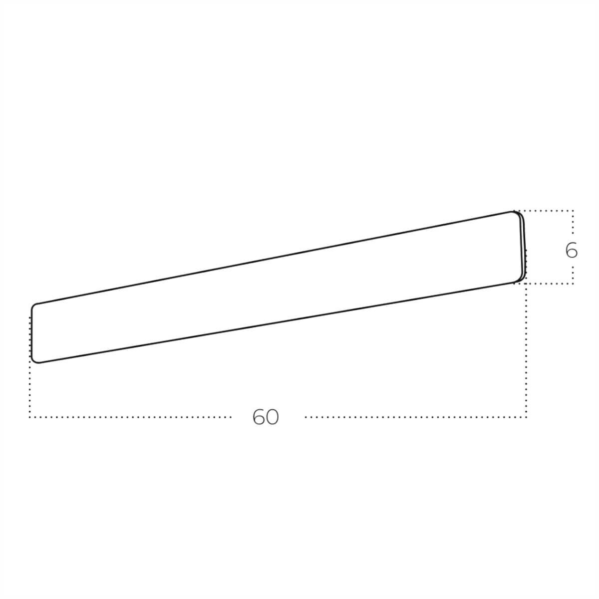 Lampa minimalistyczna na ściane BASENTO AZ5890 Azzardo LED 20W 3000-4000K biały