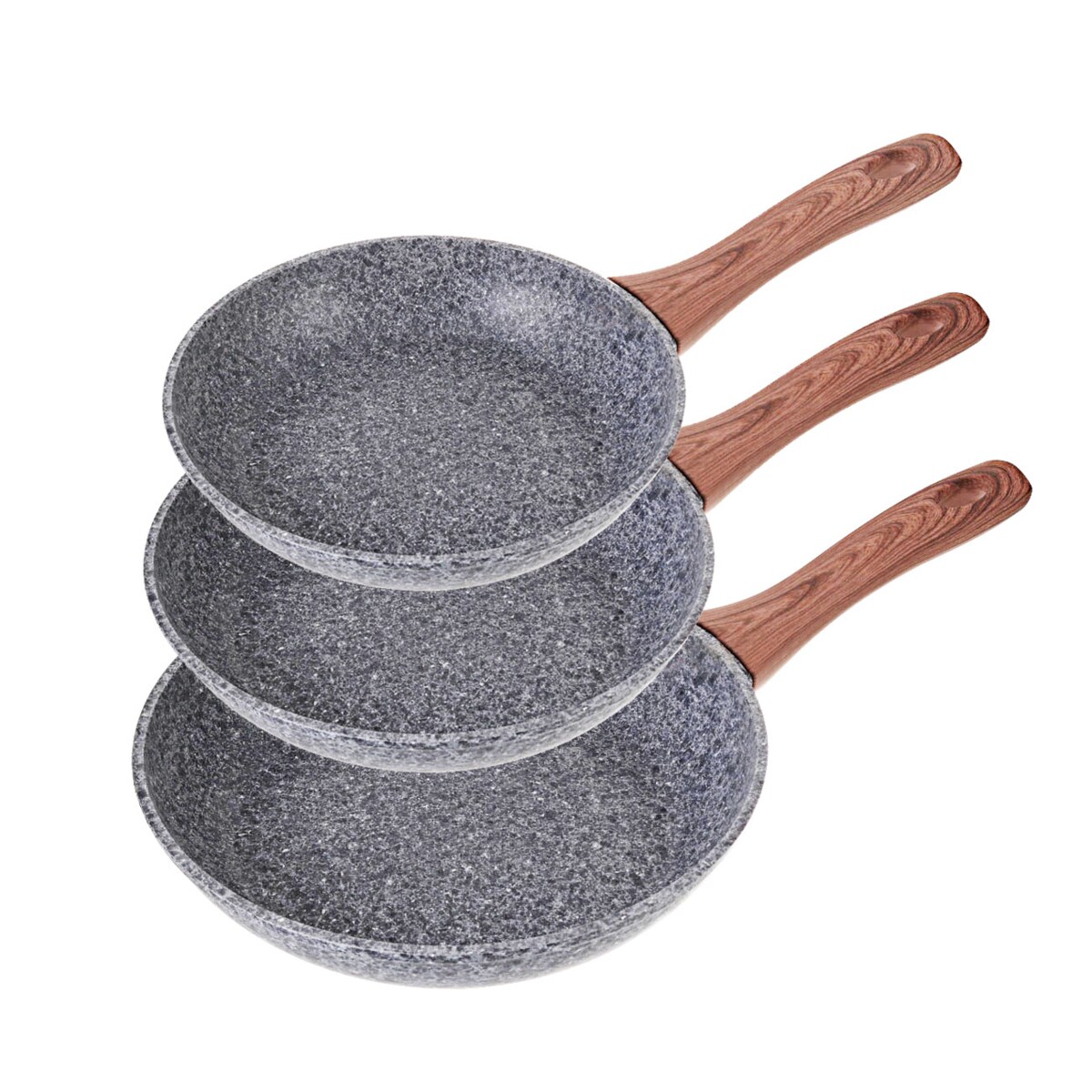Zestaw patelni 3 ele. 20/24/28 cm BERLINGER HAUS Forest Line