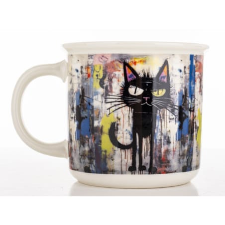 Kubek porcelanowy 9,5x13x9,5 c, w pudełku 400 ml GAGATEK