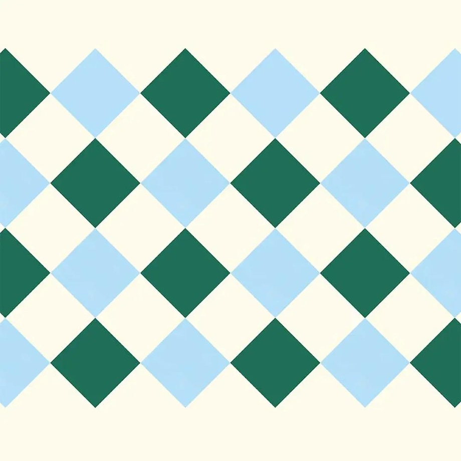 Podkładki świąteczne - Retro świąteczna krata