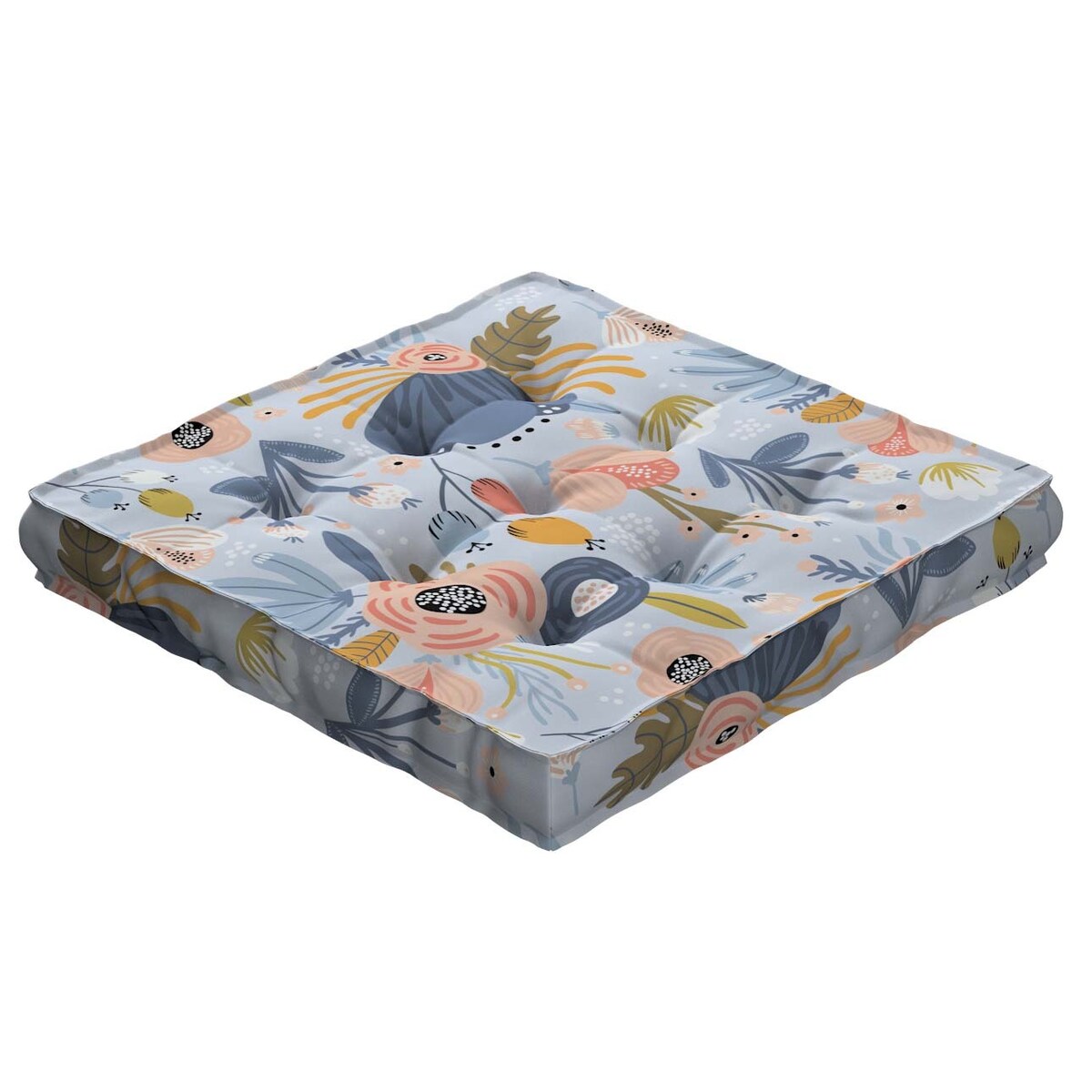 Siedzisko Tomi, niebieski, 50 x 50 x 10 cm, Magic Collection