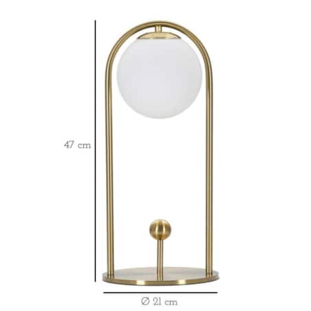 Lampa stołowa GLAMY ARC, 47 cm