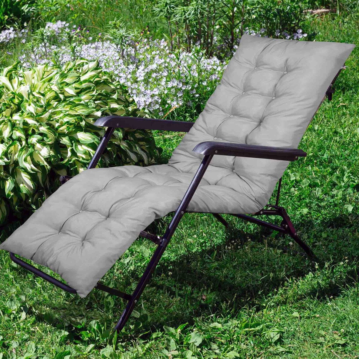 Poduszka Ogrodowa Na Leżak Fotel Ławkę 165X50 Cm Pikowana