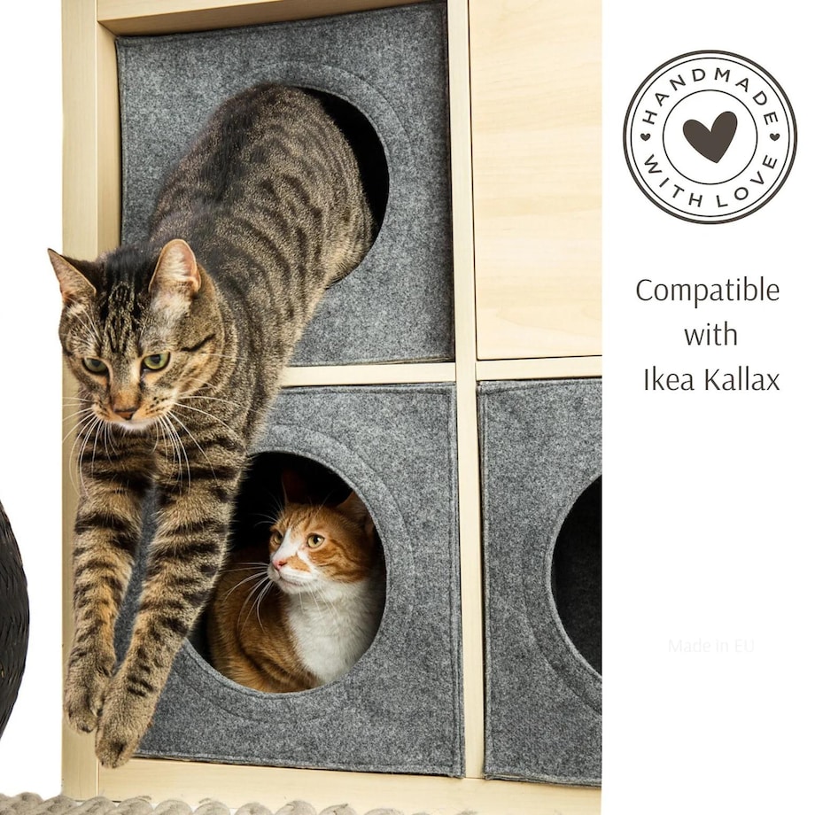 HolyCube Legowisko dla Kota (wkład do regału IKEA Kallax)