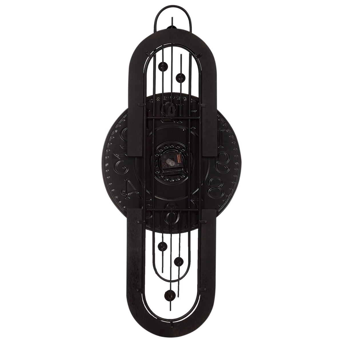 Zegar ścienny 36 x 83 cm złoty NOBELIUM