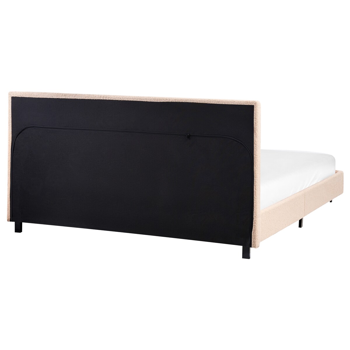 Łóżko wodne Boucle ALBI 160 x 200 cm Beżowy